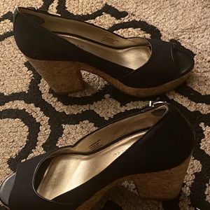 Antonio Melani “Hurley” Open Toe, Wedge Heel